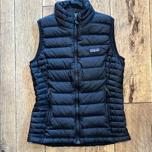 Patagonia Black Quilted Down Vest